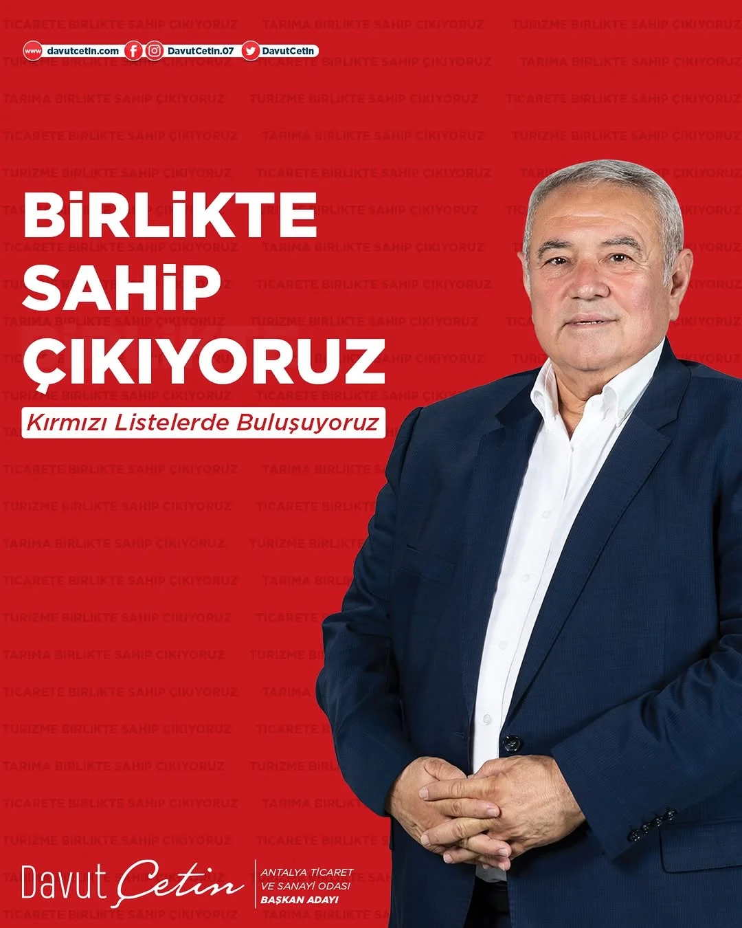 Davut Çetin — ATSO Yönetim Kurulu Başkan Adayı